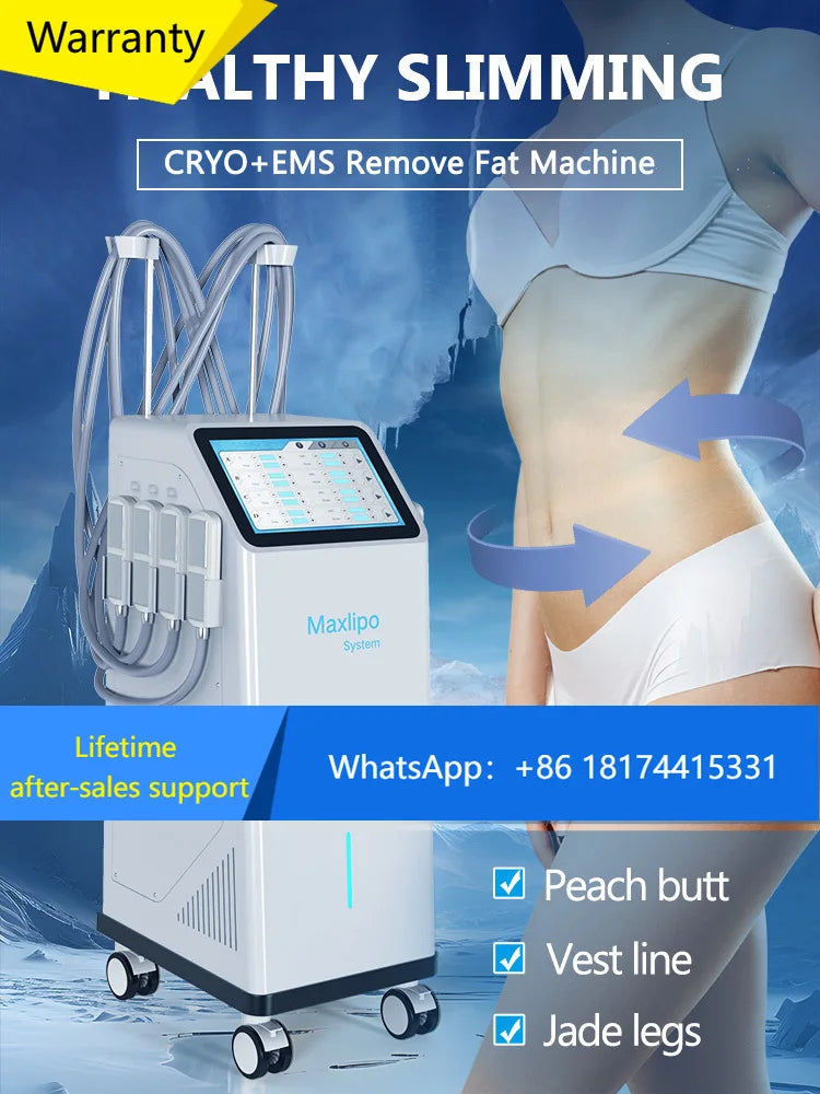 Profesionalus Šaltas Riebalų Sumažinimas Liekninimo Mašina 8 Pagalvėlės