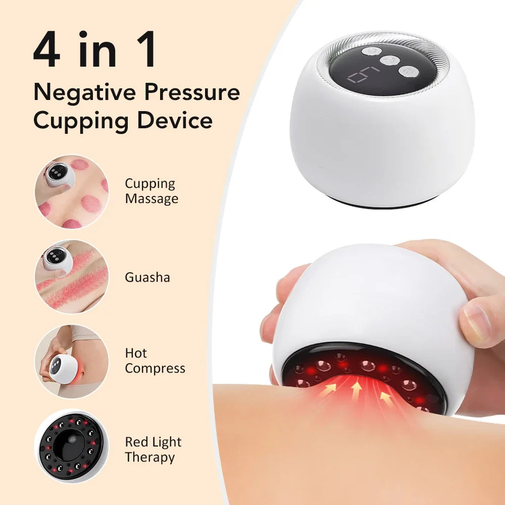Hailicare 9 Levels Cupping Massager &ndash; Red Light Therapy