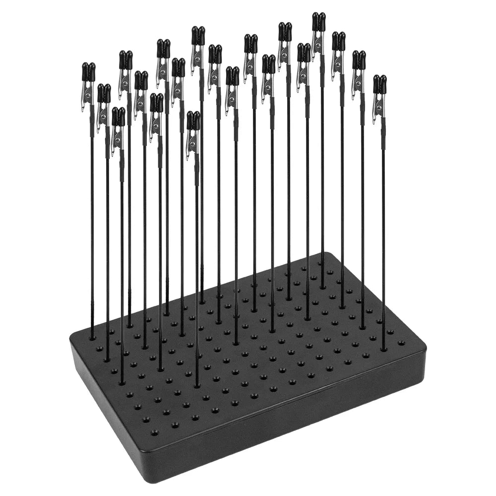 Model Painting Stand Base Holder &ndash; 20 Magnetic Clips Inflexible set / CHINA