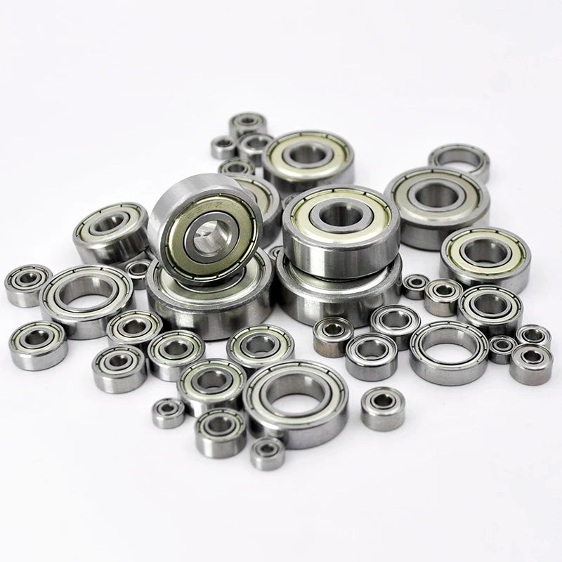 Miniature Bearings 2&ndash;10mm Set &ndash; Chrome Steel Greased