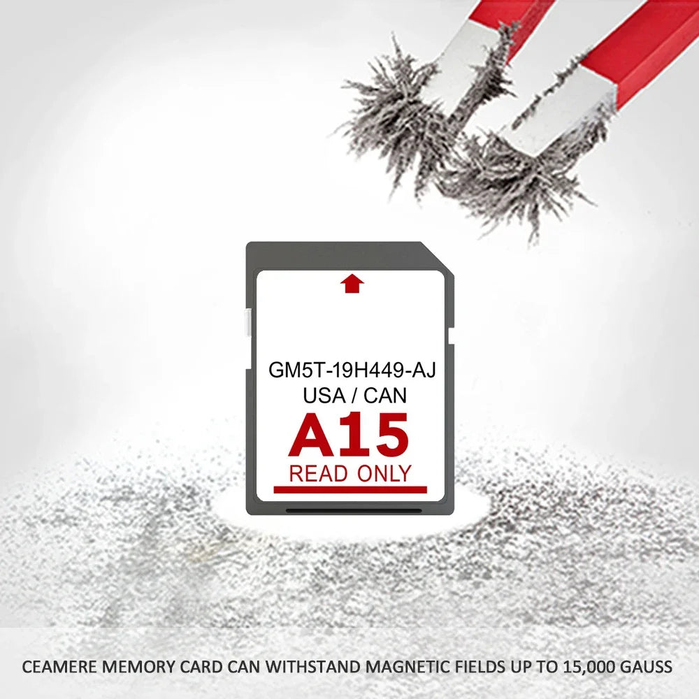 A15 For Ford Lincoln Navigation SD Card - North America Map