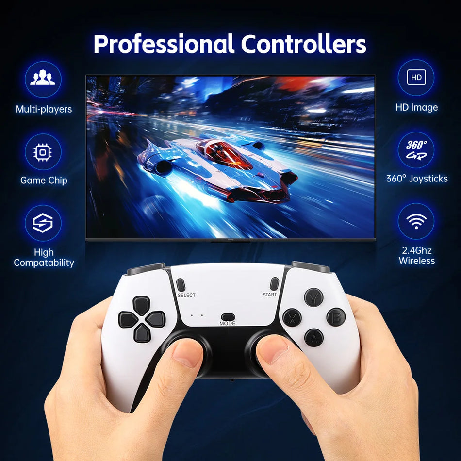 Buy M15 4K Retro Game Console - 20,000+ Games | Wireless Controllers