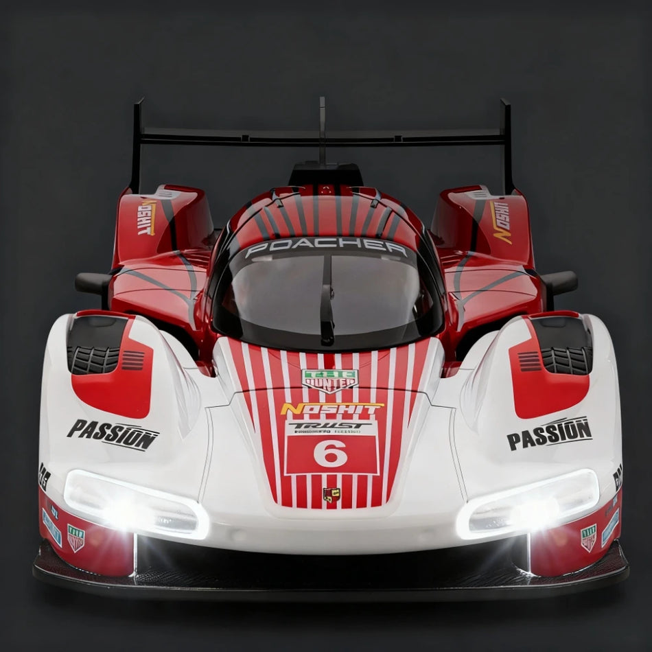 1:22 Meritev Diecast GTR Športni Avto Model z Zvokom in Svetlobo, Vrata se Odprejo