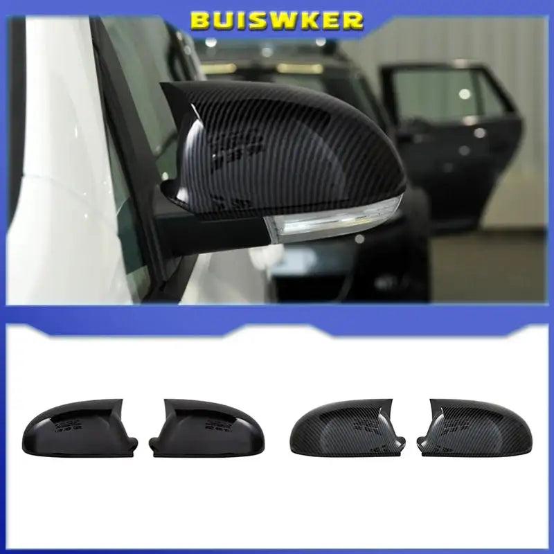 VW Golf 5 Side Mirror Cover Caps MK5 GTI Jetta Passat B6