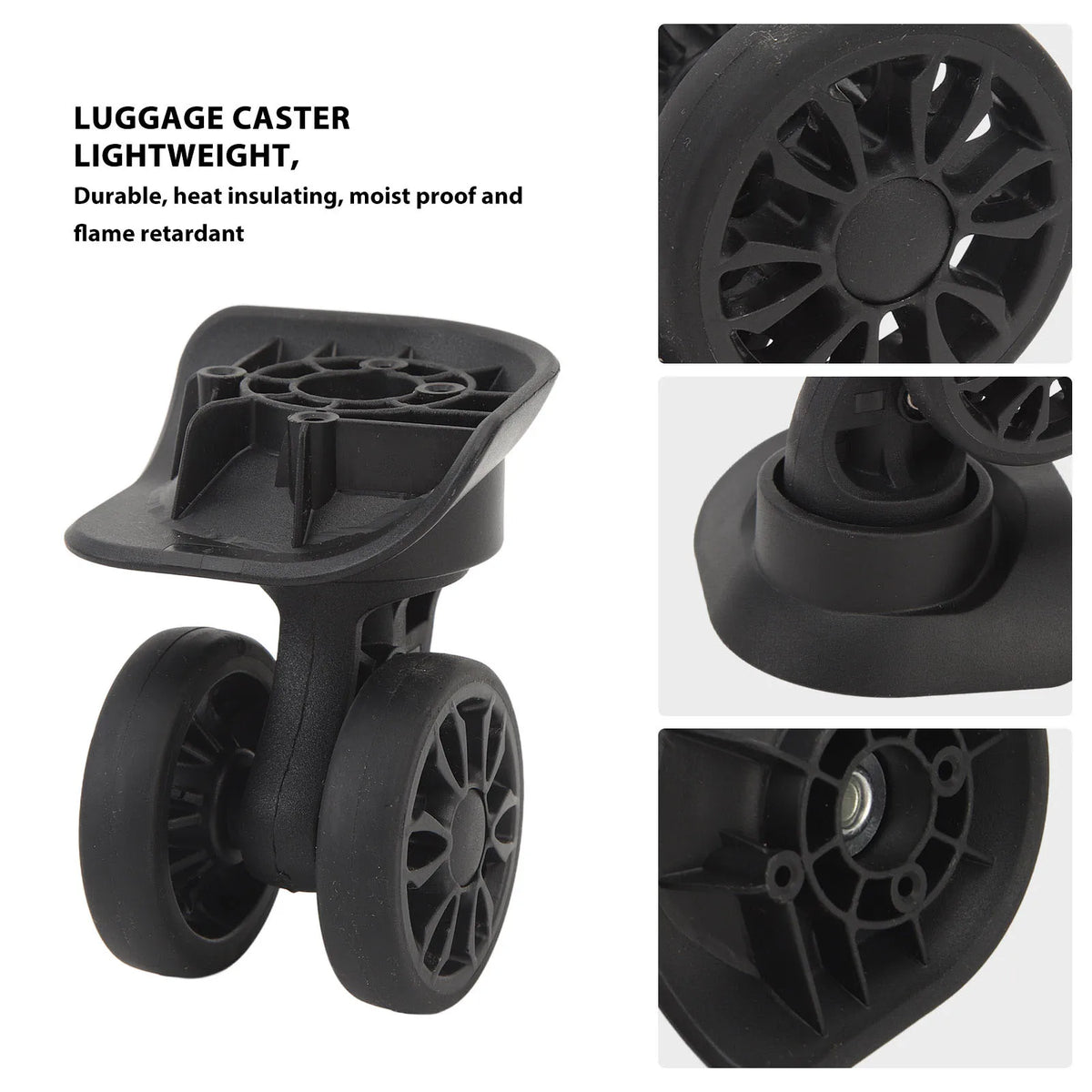 2Pcs Replacement Luggage Wheel &ndash; Lightweight Design