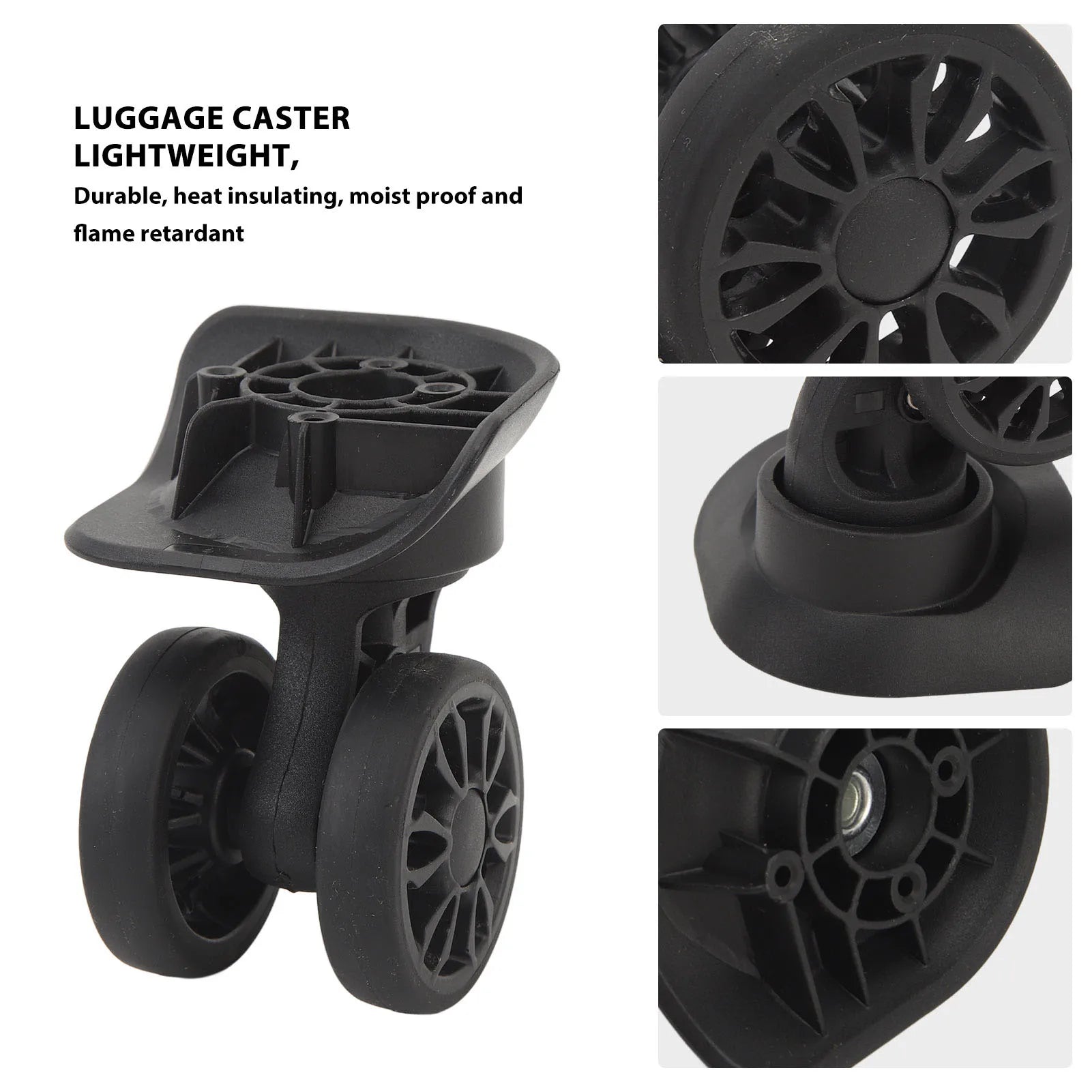 2Pcs Replacement Luggage Wheel &ndash; Lightweight Design