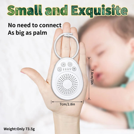 Portable Baby White Noise Machine &ndash; 20 Soothing Sounds