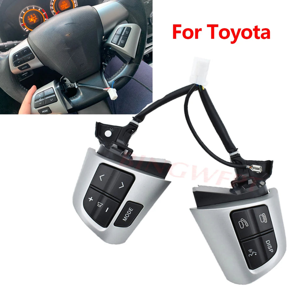 Buton de control audio pentru volan ABS pentru TOYOTA COROLLA ADE150