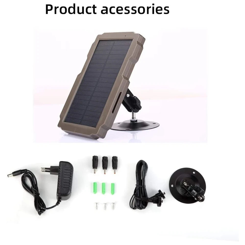 Trail Game Camera Solar Panel Kit 6V-12V &ndash; Solar Powered