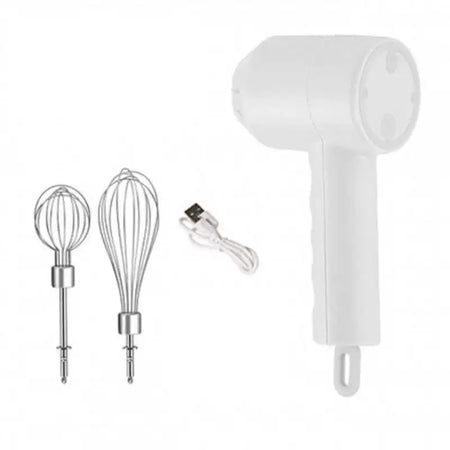 Wireless Portable Hand Blender Electric Food Mixer 3 Speeds White / United States