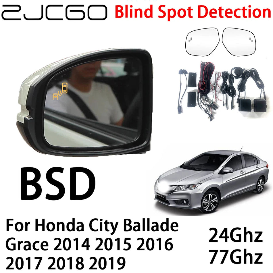 Radarų įspėjimo sistema Honda City Ballade Grace 2014-2019 su aklojo taško aptikimu