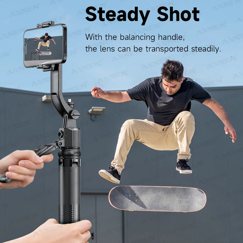 C17 AI Smart Gimbal Tripod &ndash; 360 Degree Auto Face Tracking