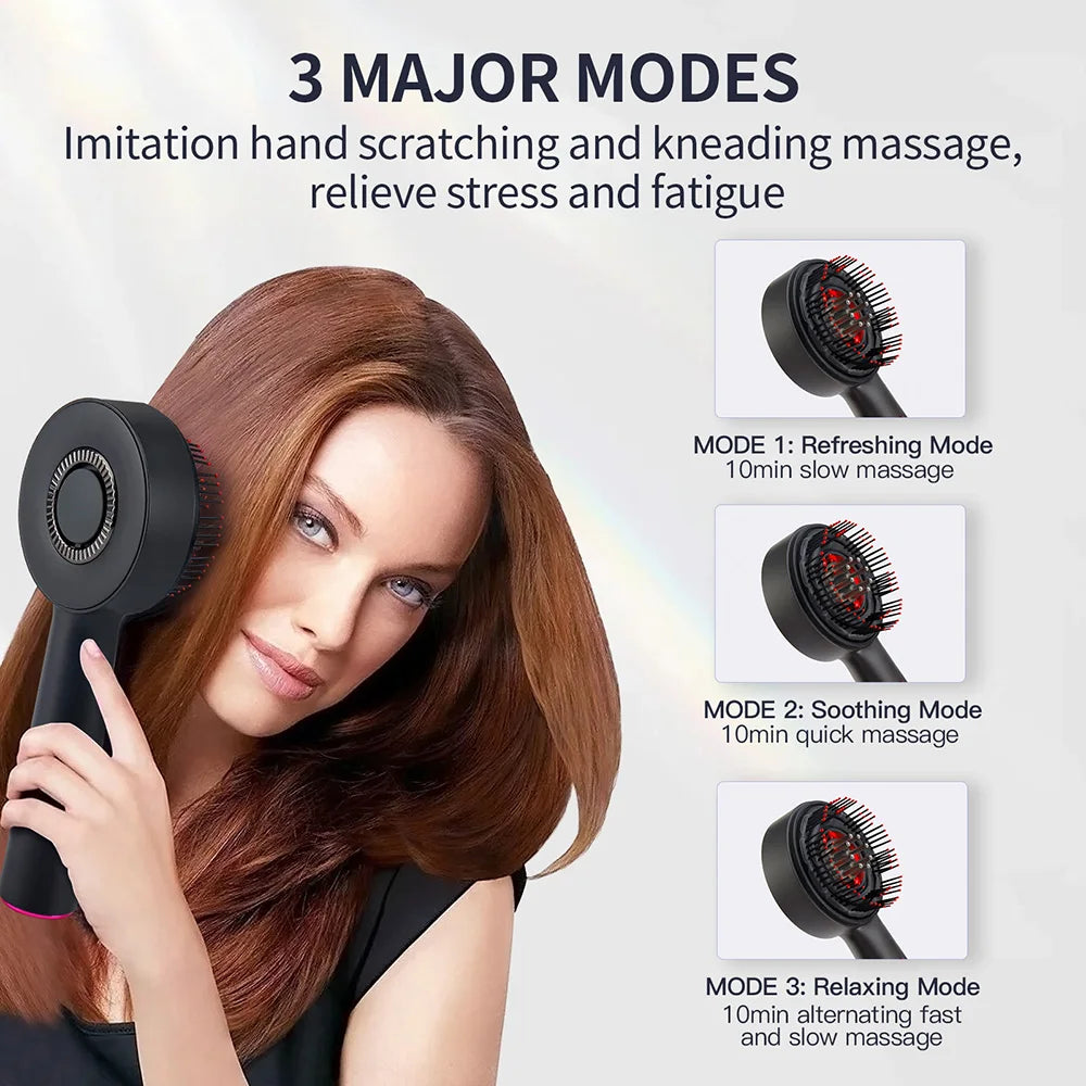 Electric Vibration Massage Comb &ndash; Hair Growth And Scalp Care