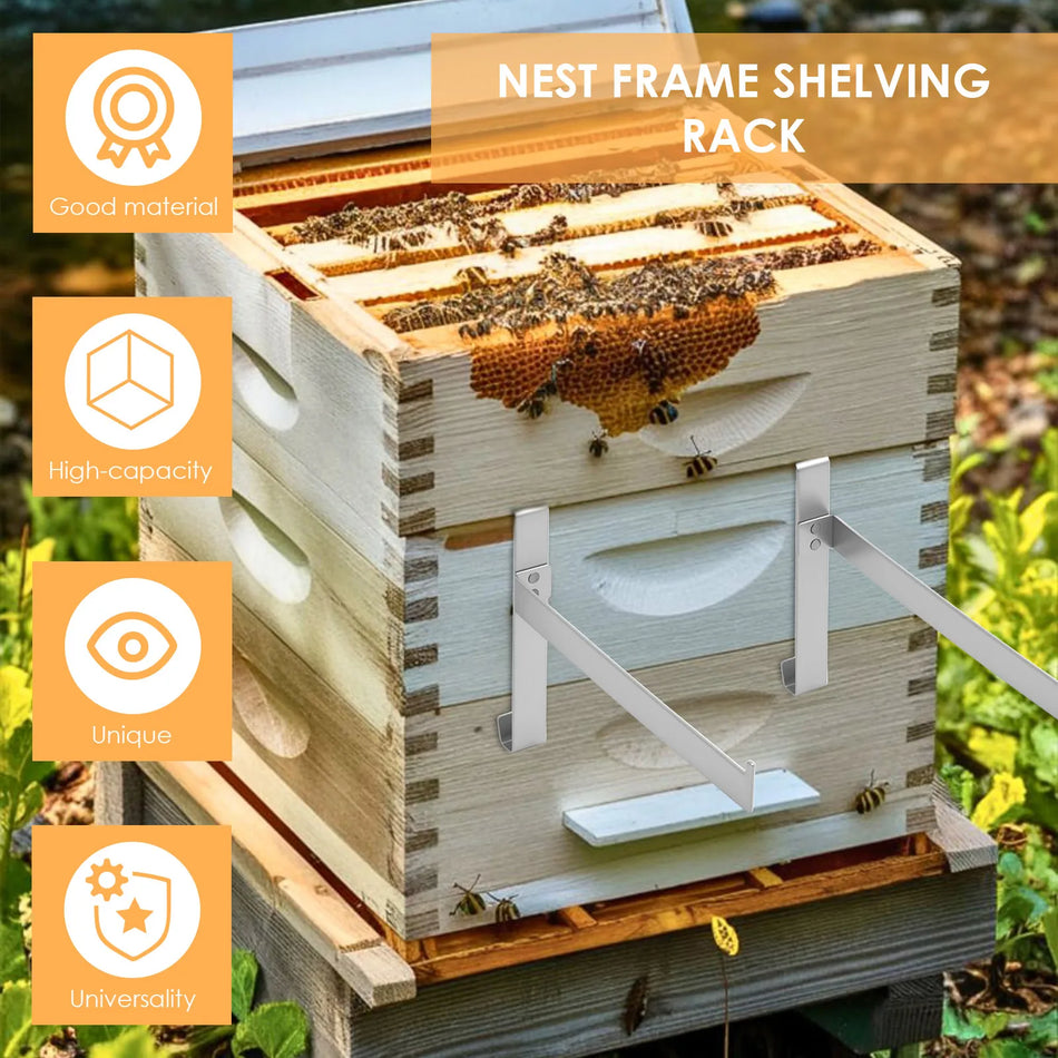 Stainless Steel Beehive Frame Holder &ndash; High Load Capacity