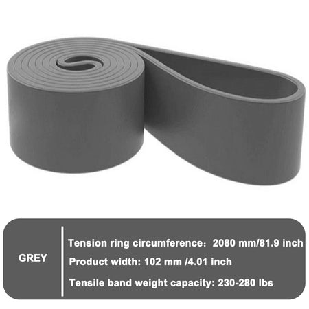 WOSWEIR FE0103 Elastic Resistance Bands - Full Body 230-280LBS-Gray