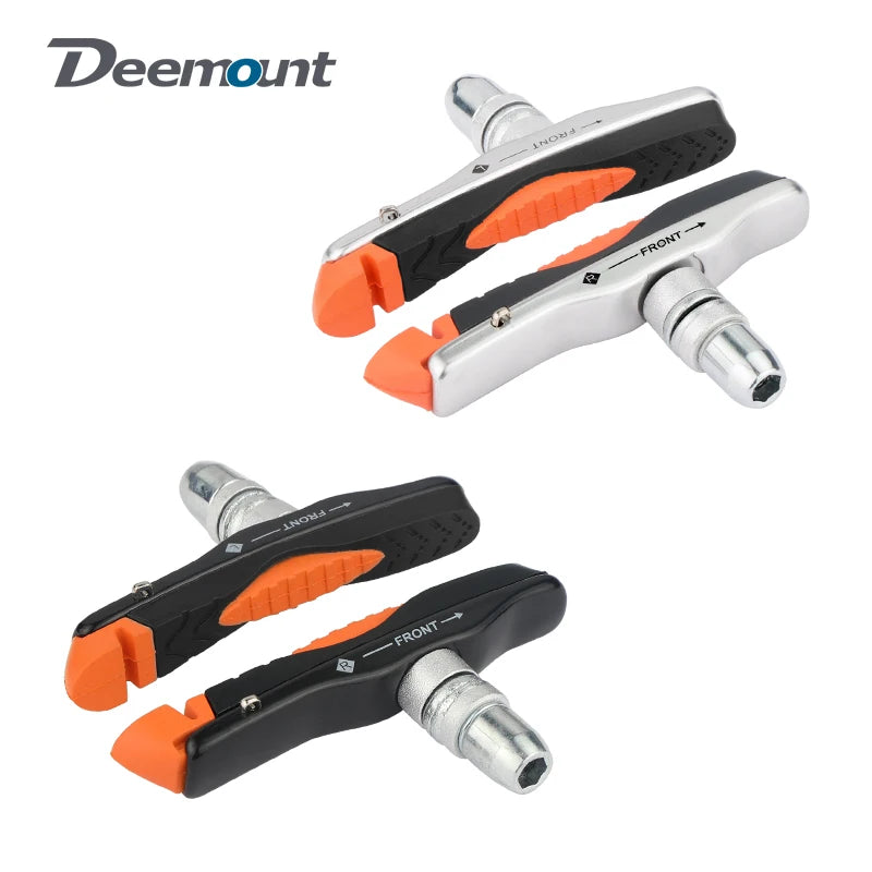 MTB V Fren Pedleri 78mm Çift Kauçuk Bileşenler Tüm Hava Koşulları