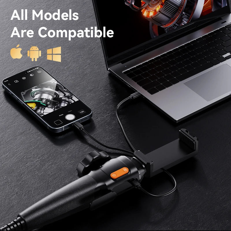 6mm And 8.5mm Borescope 1M 1080P &ndash; Dual Probe 180 Degree