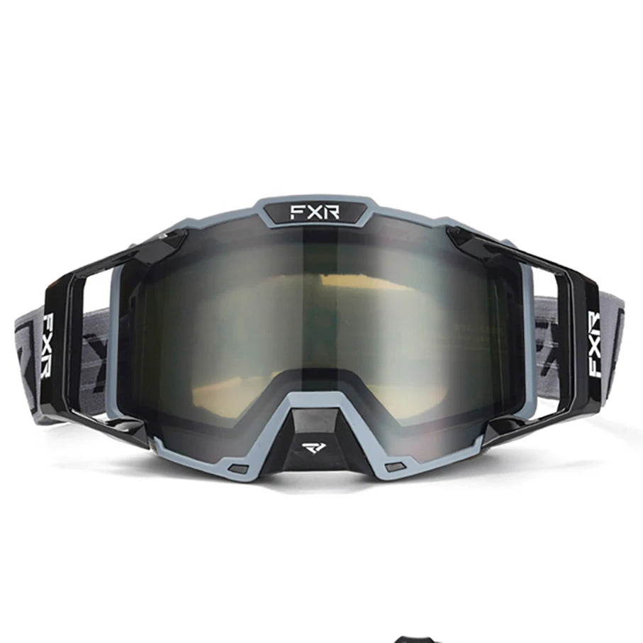 FXR motoristične očala proti meglenju dvojna plast UV zaščita
