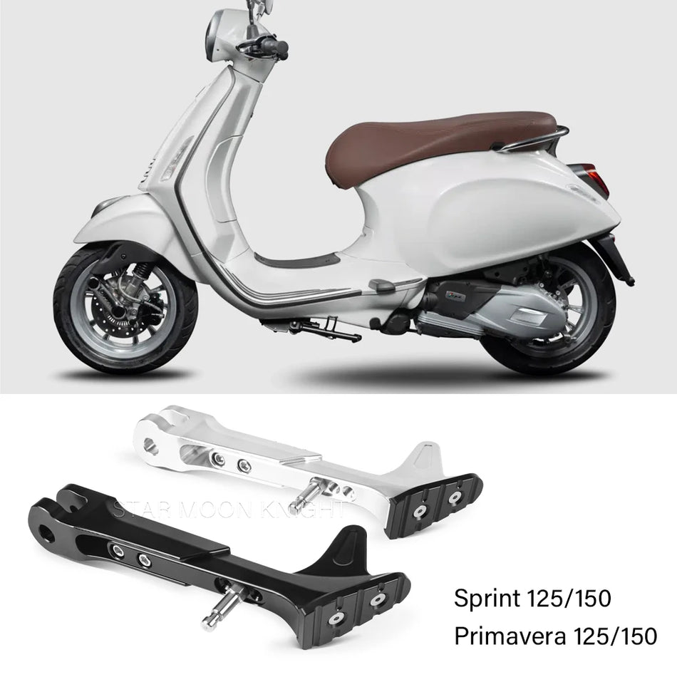 Vespa Sprint Primavera 125 150 side parkeringsstøtte med CNC aluminiumskonstruktion, sidebøjle tilbehør