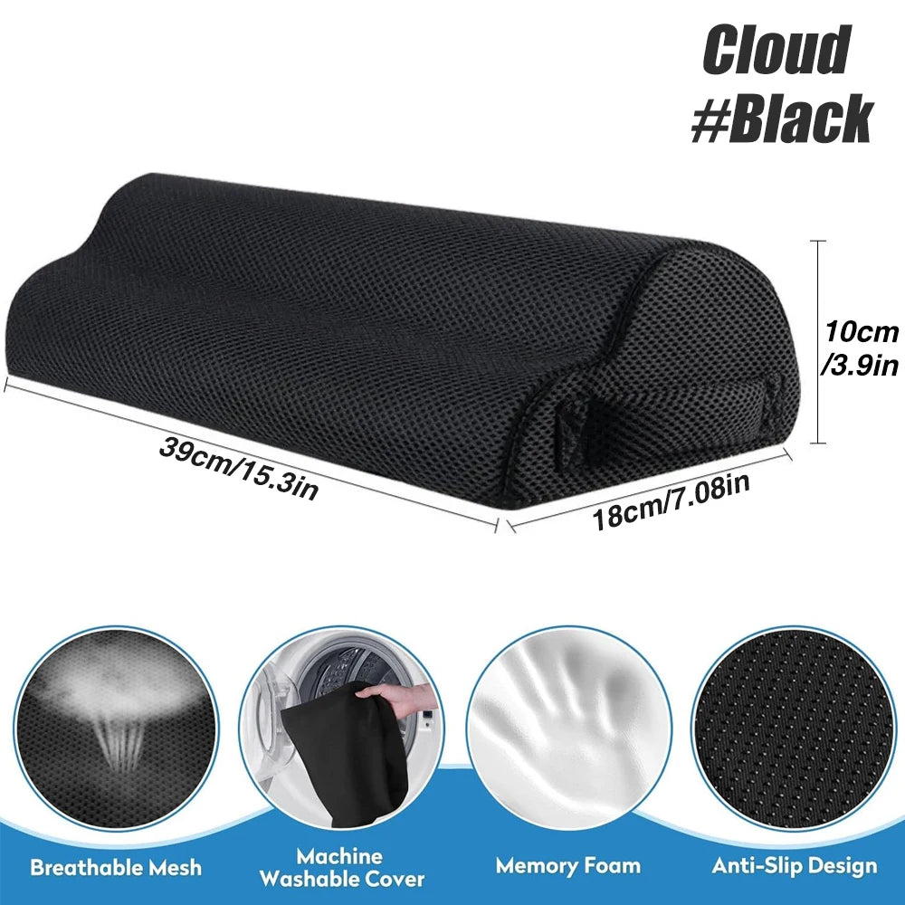 Ergonomic Feet Pillow &ndash; Ultimate Comfort and Support Cloud-Black
