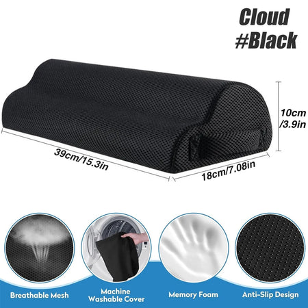 Ergonomic Feet Pillow &ndash; Ultimate Comfort and Support Cloud-Black