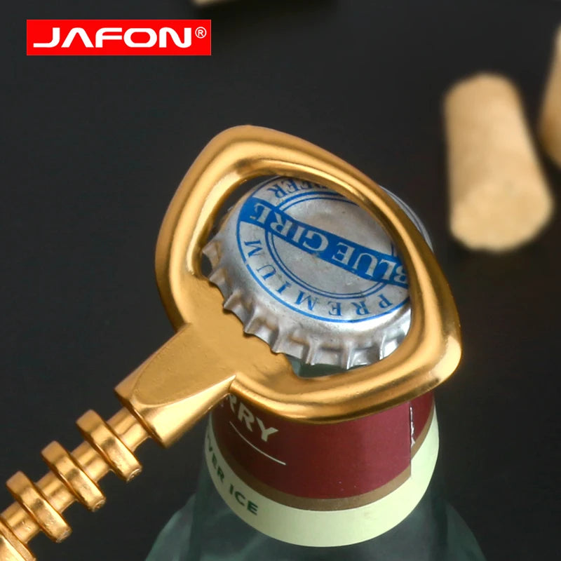 Dark Gold Wing Corkscrews &ndash; Multi Function Beer Opener