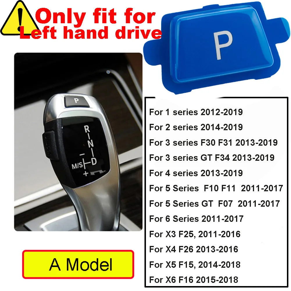Parking Brake Button With ABS Material For BMW 1 2 3 Series F10 F25 by InterCyprus Trading Ltd