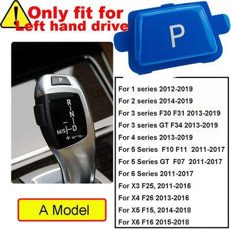 Parking Brake Button With ABS Material For BMW 1 2 3 Series F10 F25 by InterCyprus Trading Ltd