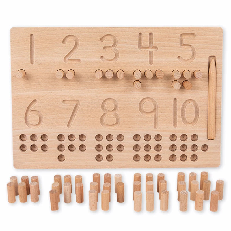 Brozebra Wooden Number Puzzle BZS00328 &ndash; Math Skill Builder