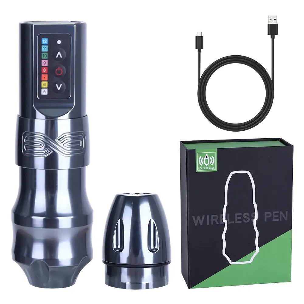 YILONG MAX Tattoo Machine Cartridge Pen &ndash; 2400mAh Battery sliver 33