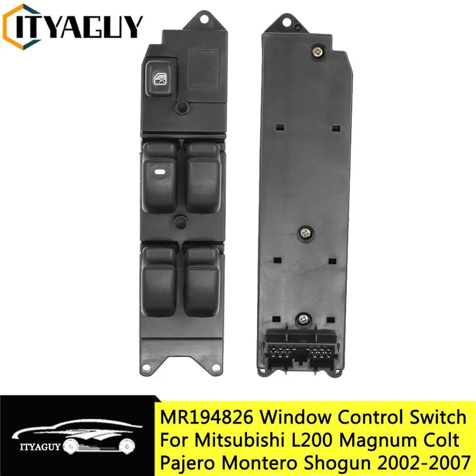 Sähkoinen Ikkunakytkinpainike Mitsubishi Outlander Etu Vasemmalla Muovinen Vaihto