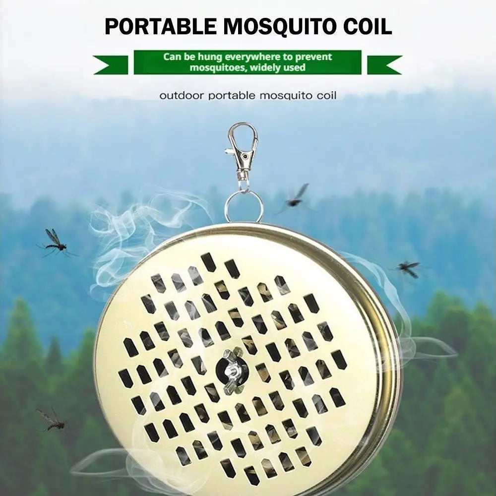 Stainless Steel Mosquito Coil Holder &ndash; Space-Saving Hangable Design
