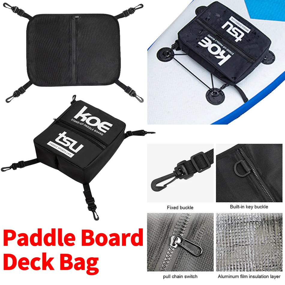 Tokalı Su Geçirmez Güverte Çantası Stand Up Paddle Board İçin