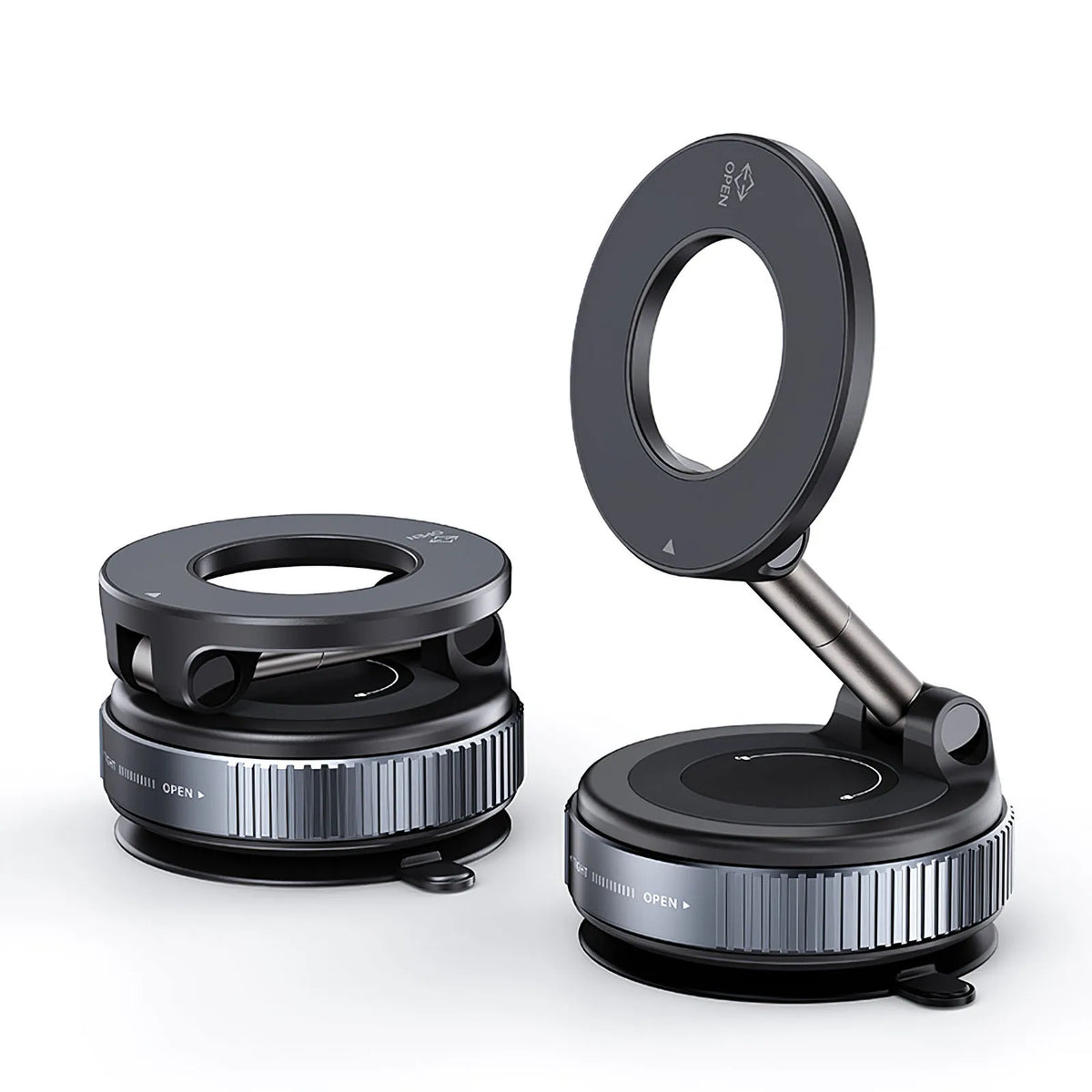 CrownQu K007 &ndash; Strong Suction Magnetic Car Mount Black
