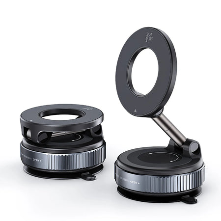 CrownQu K007 &ndash; Strong Suction Magnetic Car Mount Black