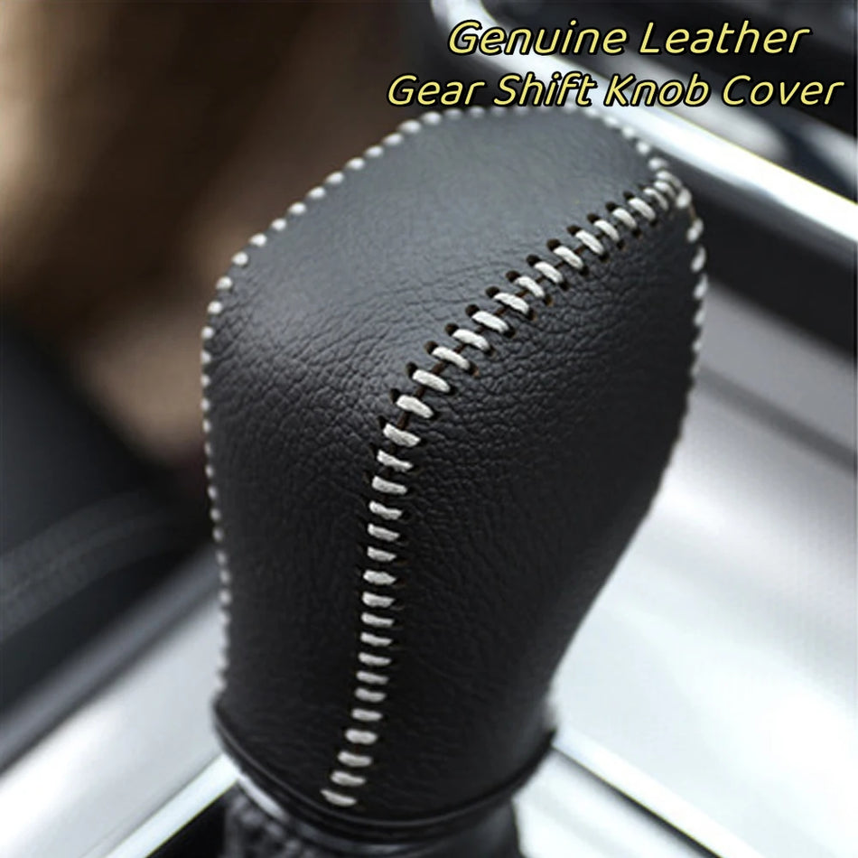 Genuine Leather Gear Knob Cover for MG ZS, MG3, MG6, Roewe RX5