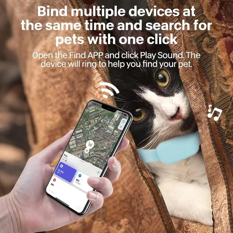 Cat Tracker GPS Collar &ndash; No Monthly Fees, iOS Android