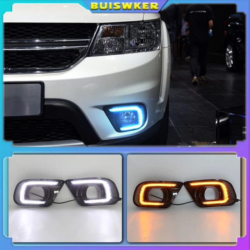 Dodge Journey LED Daytime Running Lights DRL Yellow