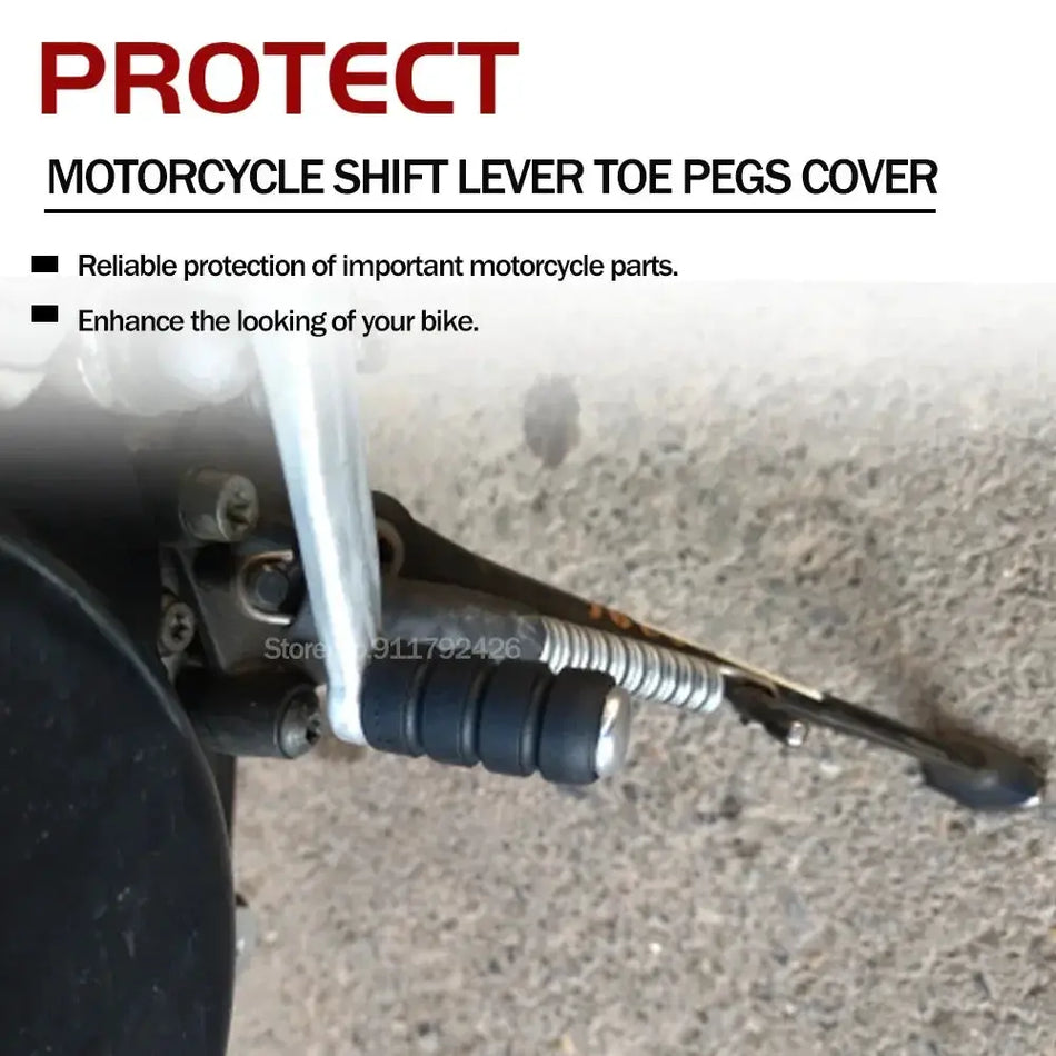 R1200GS Motorcycle Gear Shift Shifter Lever Foot Pad Pedal Toe Pegs Cover For BMW GS1200 F800GS ADV F800R F800GT R9T R1200 RT by InterCyprus Trading Ltd