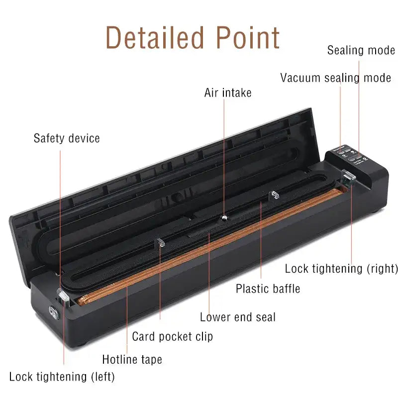 Household Vacuum Sealer EU Plug Food Packaging Machine 30cm