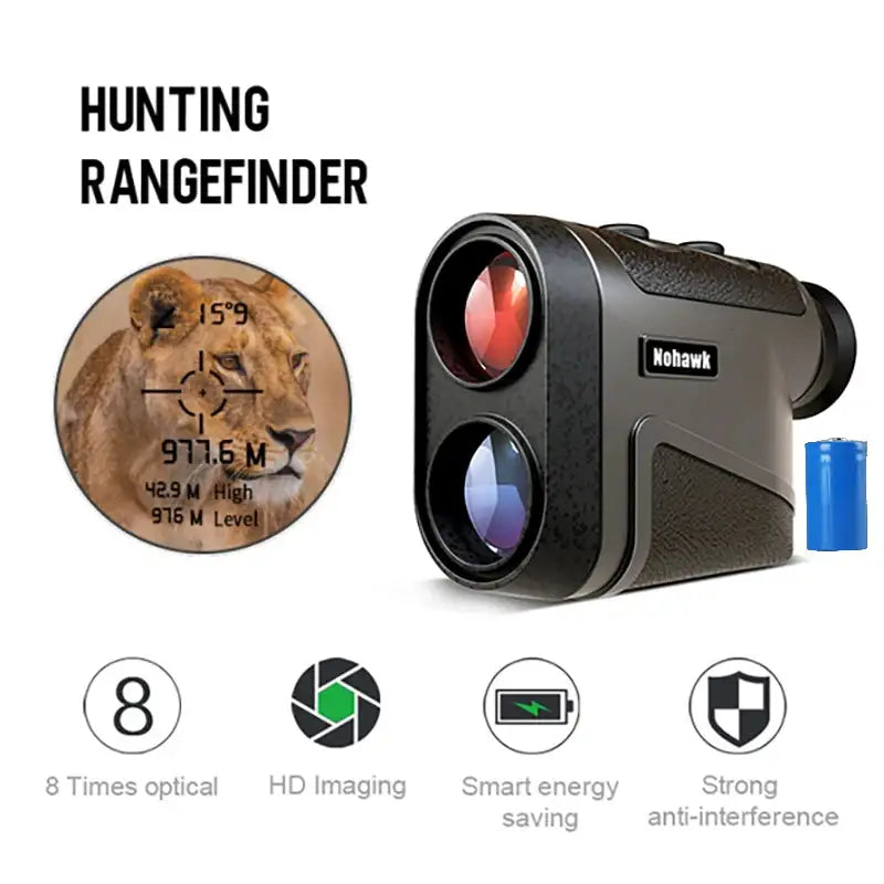 Nohawk Golf Rangefinder Flag Lock Slope Distance Monocular HD NY-CR2(3V) / 1500m