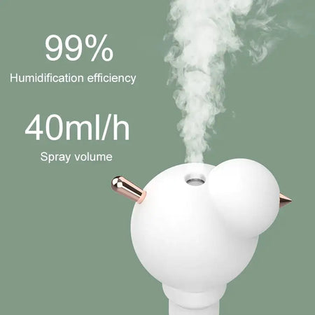 USB Air Humidifier LED Silent Aroma Diffuser For Car