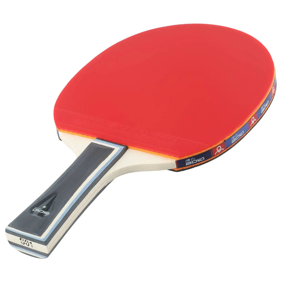 Tischtennisschläger 7-lagiges Holz, Langgriff Pro Ping Pong Schläger mit Tasche