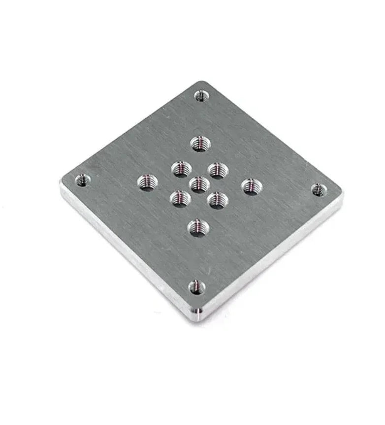 Основание для сборки тисков 40x40 мм, аксессуары, толщина 4,5 мм, металл