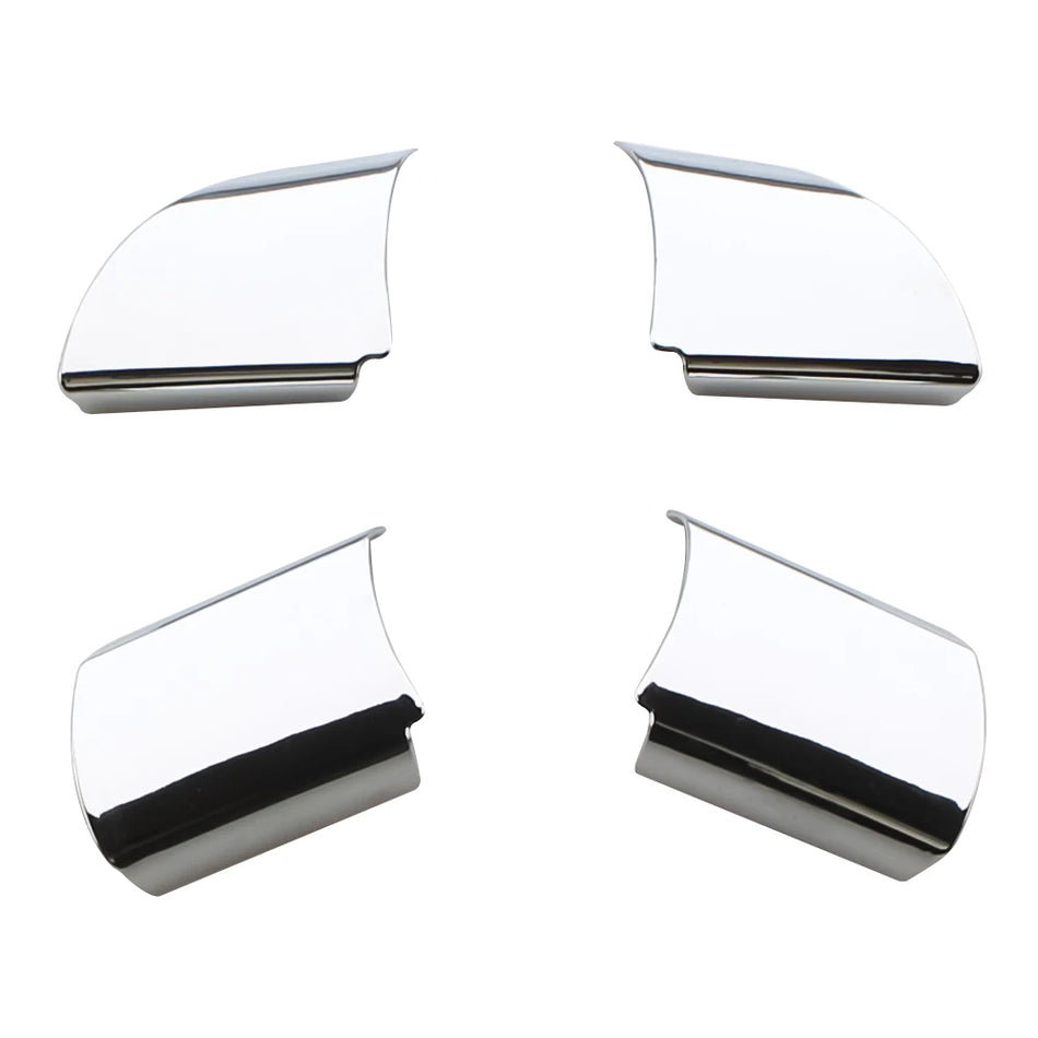 Copertura decorativa pannello volante Ford Focus 2 MK2, ABS argento