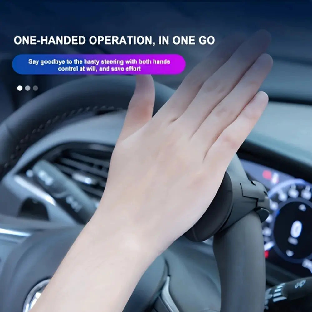 Silicone Steering Wheel Push Ball With 360 Rotation One-Hand Assist by InterCyprus Trading Ltd