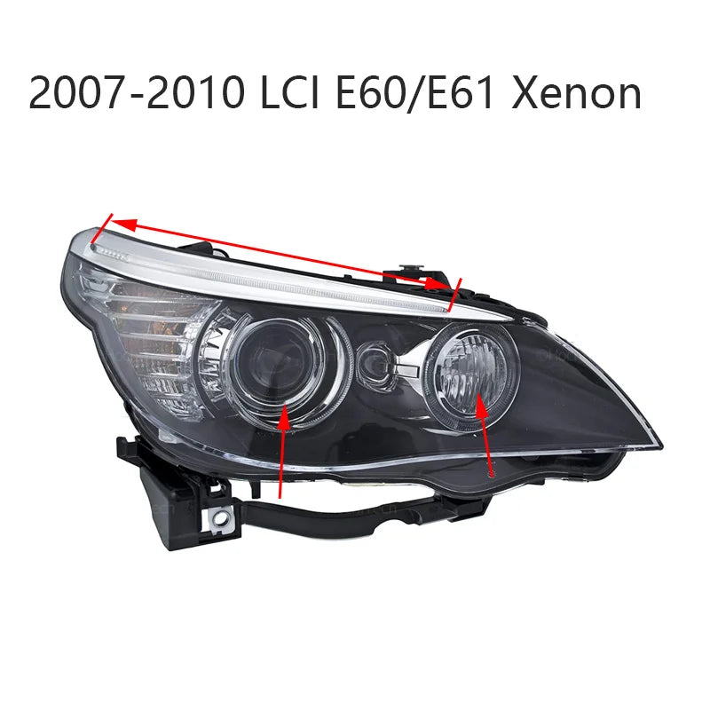 LED angelų akys žiedų lemputės 40W BMW 5 serijai E60 E61 LCI