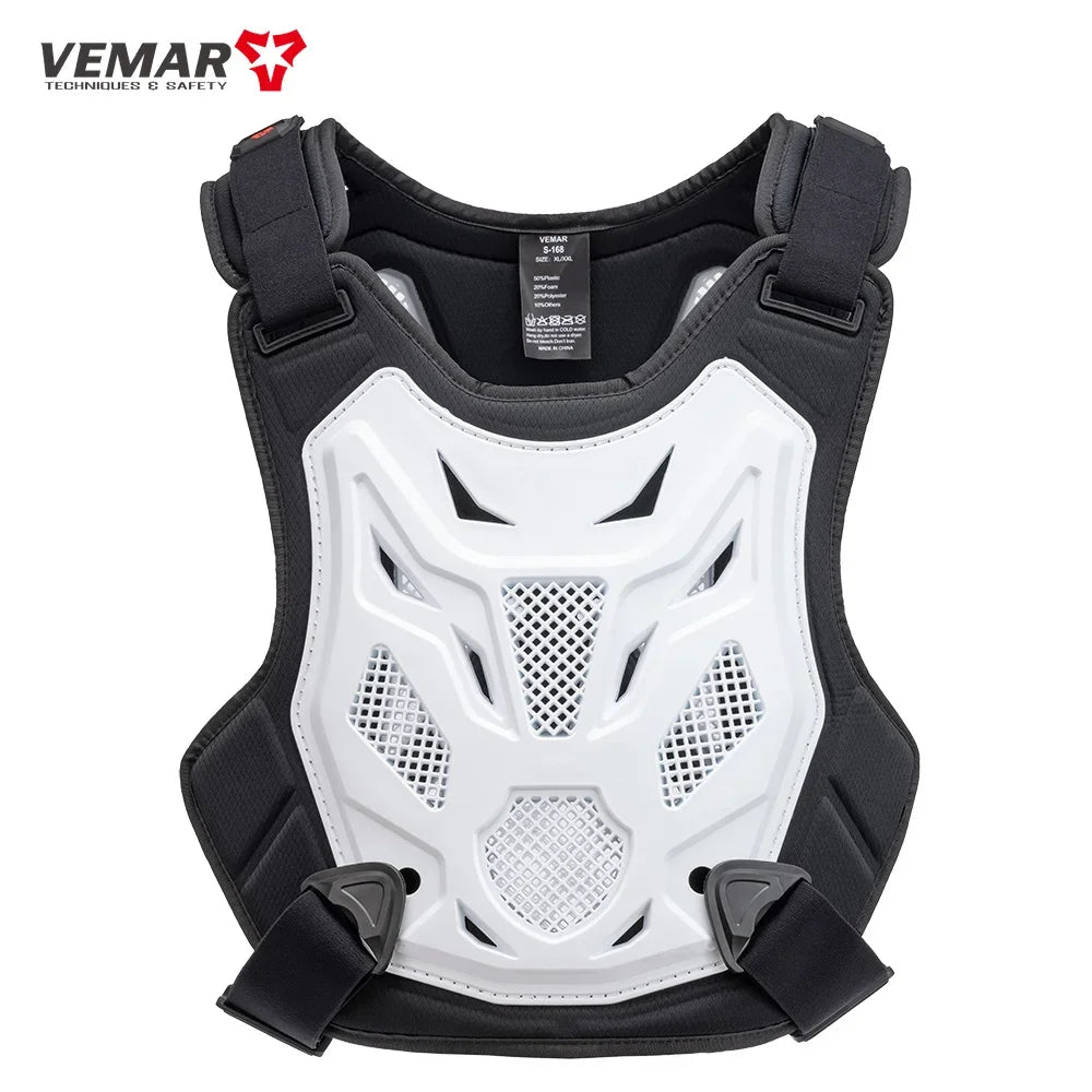 VEMAR All-Season Motocross Armor Vest for Men and Women White / XL-XXL