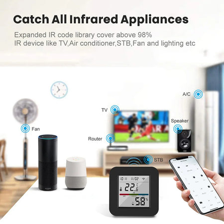 Tuya Smart Universal IR Remote with Temperature &amp; Humidity Sensor