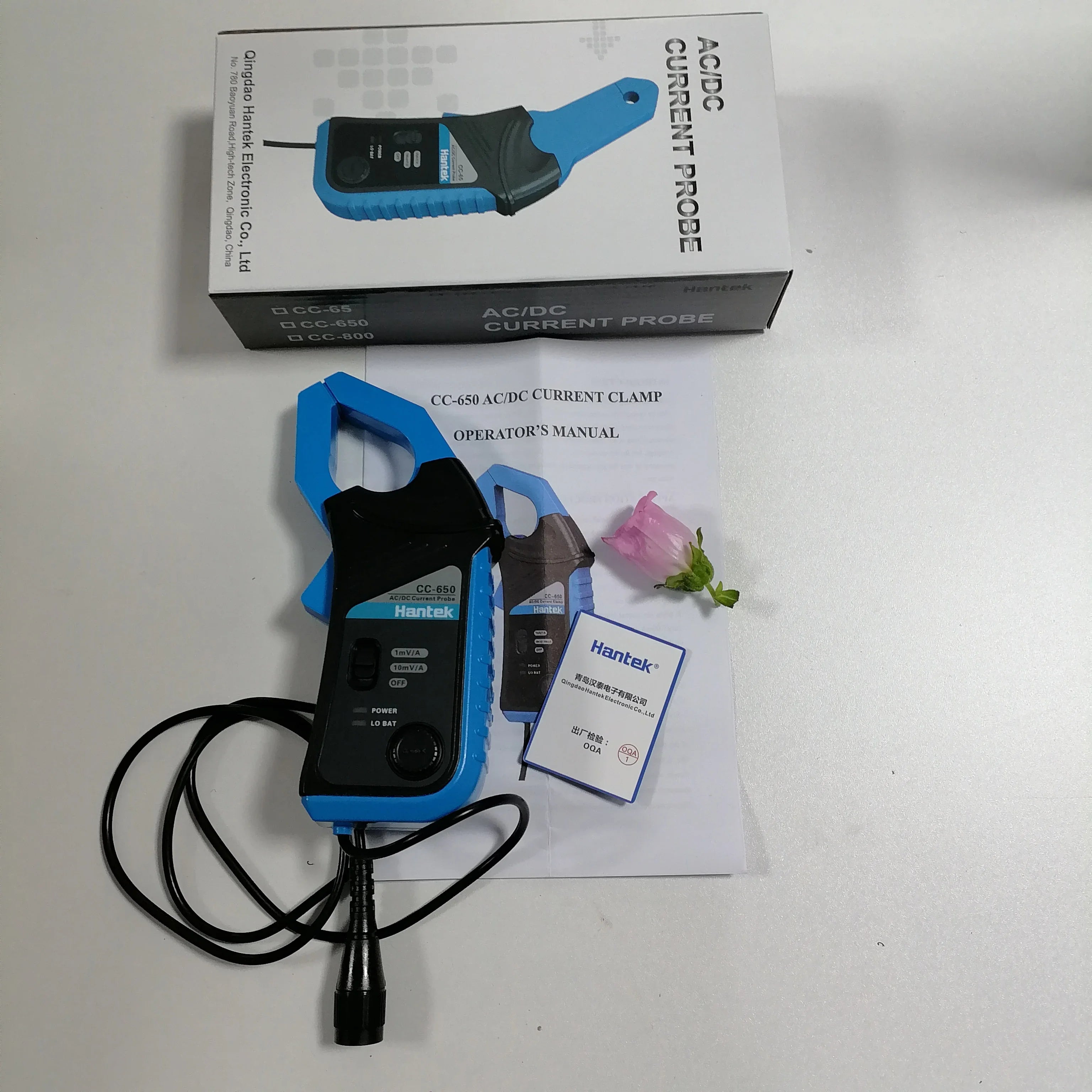 Hantek CC65 CC650 Current Clamp Probe &ndash; 65A 650A Range CC-650 with box